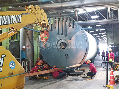 thermal oil heater in the Cho Heng Rice Vermicelli Factory.jpg