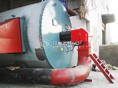 ZOZEN thermal oil heater operated in the chemical fiber plant