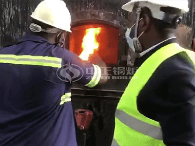 Successful ignition of ZOZEN thermal oil heater in Tanzania