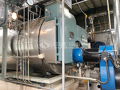 fire tube boiler operates in the juice plant