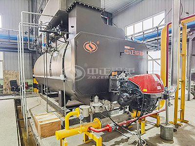 The installed ZOZEN gas-fired steam boiler