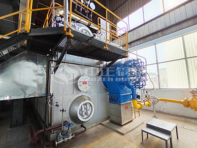 The gas-fired water tube steam boiler in the Andre Shanxi factory