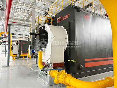 ZOZEN gas-fired boiler in Junli Heating Station