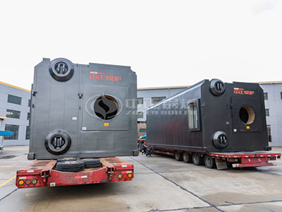 ZOZEN gas-fired hot water boilers were packaged to Harbin