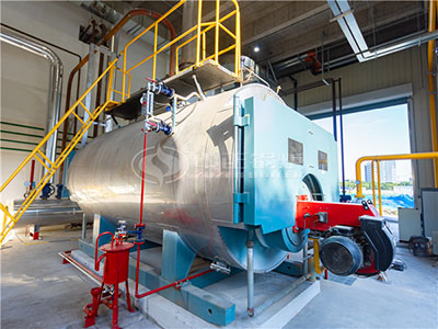 The ZOZEN gas steam boiler purchased by Rengo in 2019