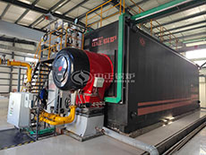 29MW gas fired hot water boiler