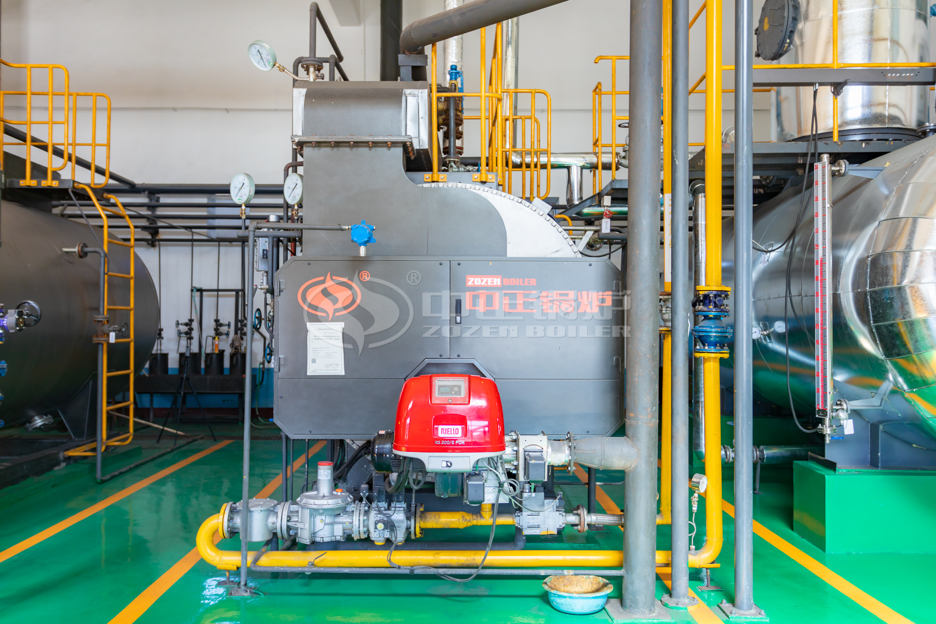 20T Gas Fired Steam Boiler for Central Heating Industry