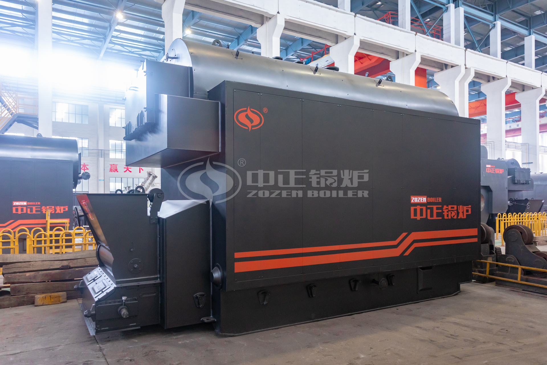 4.2MW Horizontal Chain Grate Coal Fired Hot Water Boiler