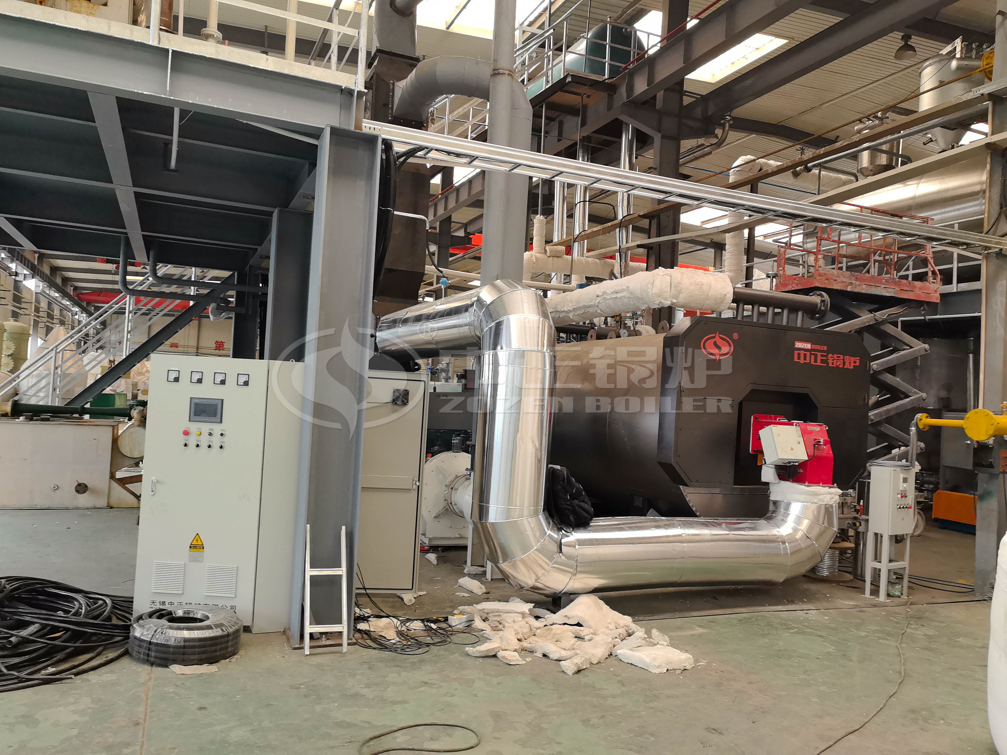 2.8MW Gas Fired Hot Oil Boiler