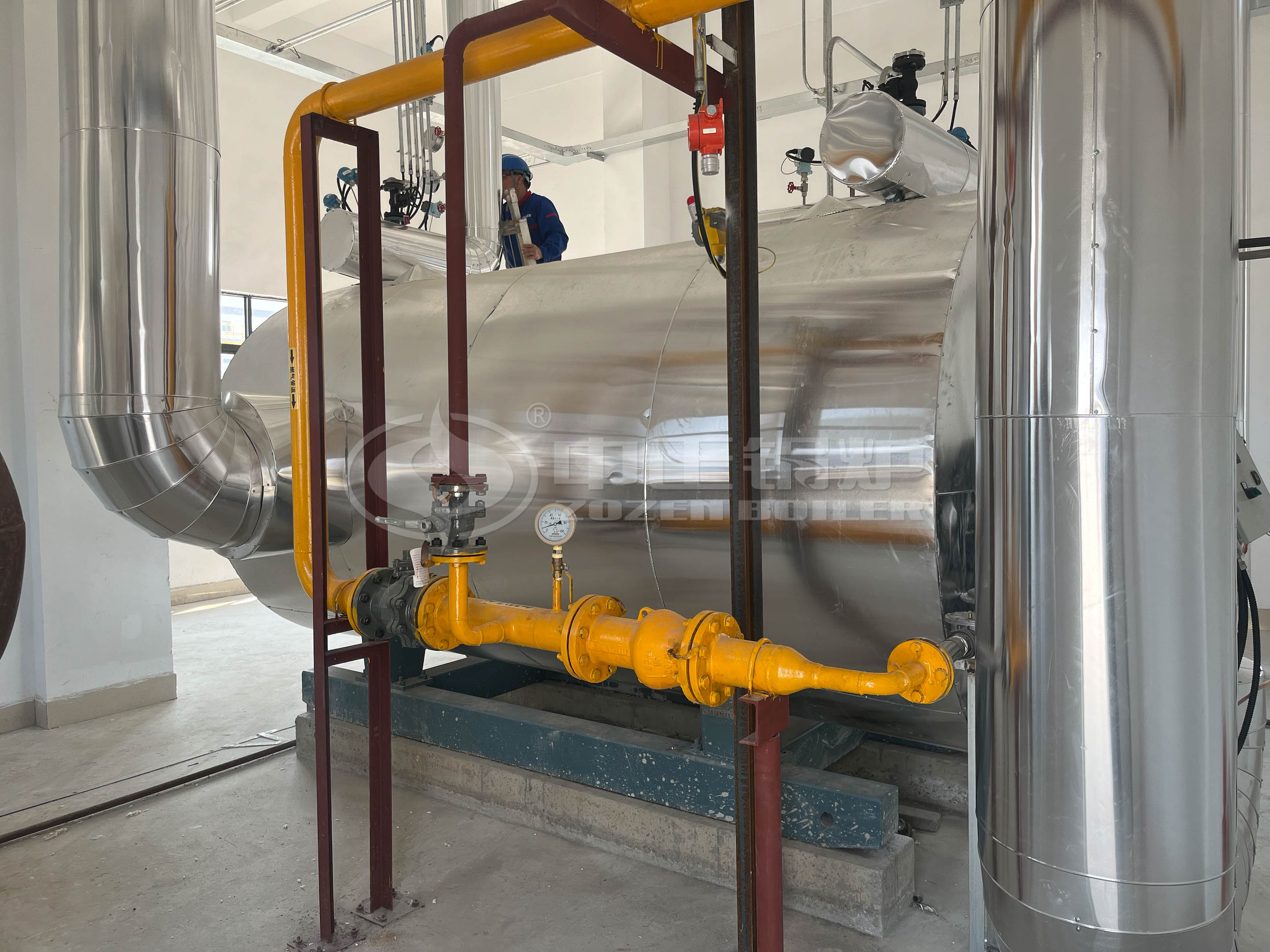 4200KW Natural Gas Fired Hot Oil Boiler