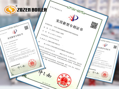 ZOZEN utility model patent certificates